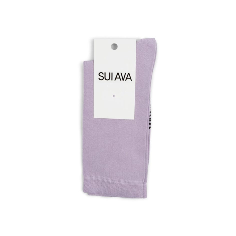 Sui Ava Feel Good Bamboo strømpe, Pastel Lilac-Noisy Item
